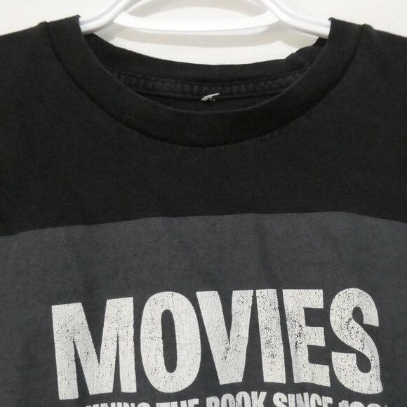 TYPE TEES | medium guys | Black Movies Ruining The Book Since 1920 Graphic Tee - Picture 5 of 13